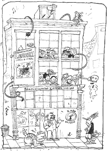 Galerie Lambiek Stripantiquariaat, by Floris Oudshoorn