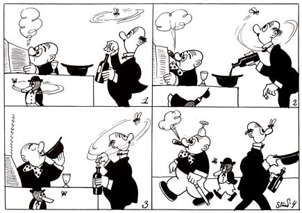 comic art by Storm P. (1928)