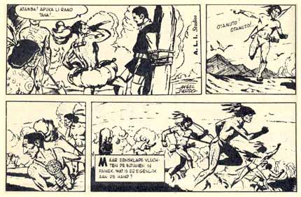 comic art by Angel Pardo, around 1960