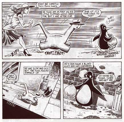 The Adventures of Simone and Ajax, by Andrew Pepoy (Tapestry Anthology #1, 1997)