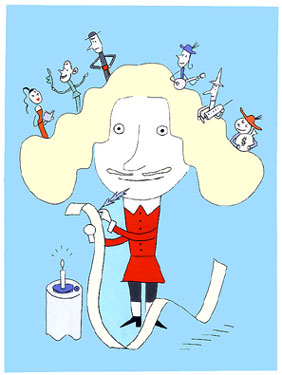 comic drawing by Petit-Roulet