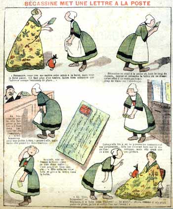 Bécassine in La Semiane de Suzette, by Émile-Joseph Pinchon (1909)