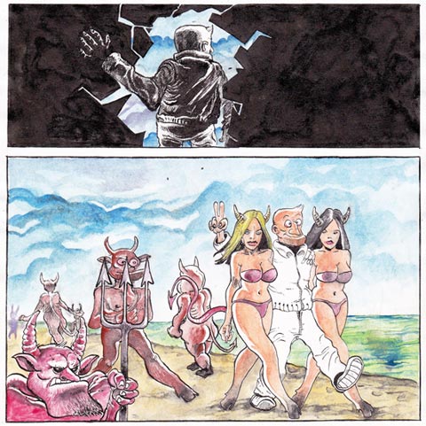 Comic art by Ionut Popescu