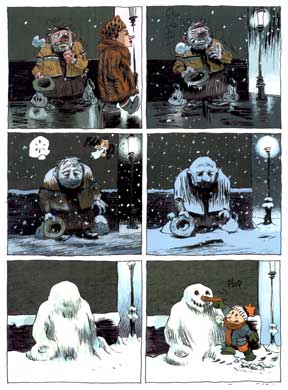 Comic for Fluide Glacial, by Jeff Pourquie (2003)