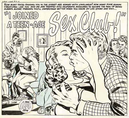 I joined a teen-age Sex Club by Bob Powell