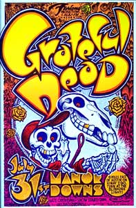 Grateful Dead poster, by Micael Priest