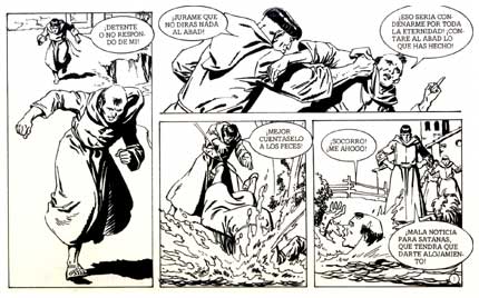 comic art by Miguel Quesada