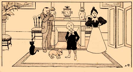 Tintin Lupin, by Benjamin Rabier