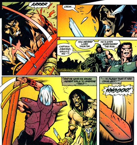 Conan and the Scarlett Sword by Stefano Raffaele