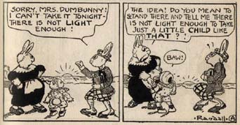 The Dumbunnies comic strip by Albertine Randall Wheelan
