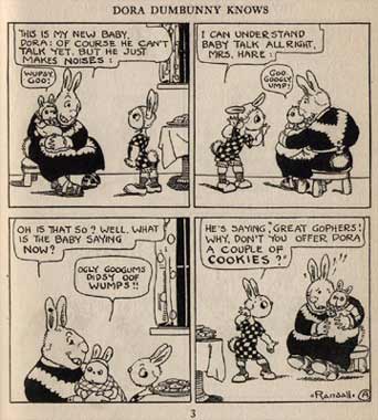 The Dumbunnies comic strip by Albertine Randall Wheelan