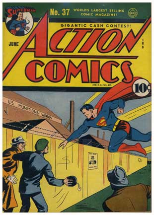 Superman cover, by Fred Ray