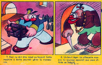 Cap'taine Sabord, by André Rigal (Wrill, 1946)