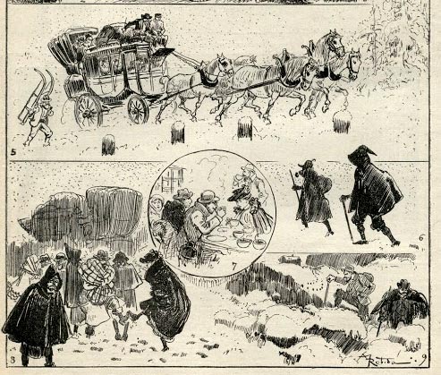 Dans les alpes by Albert Robida