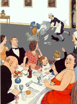 comic art by William Heath Robinson