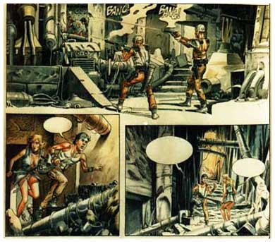 comic art by Abel Romero