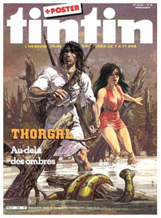 Tintin cover by Rosinski