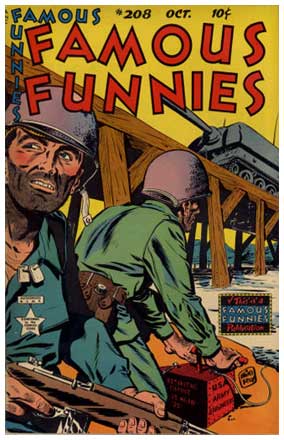 Famous Funnies cover, by Mike Roy