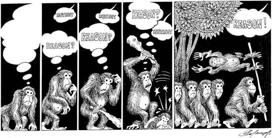 Cartoon by Valentin Rozantsev