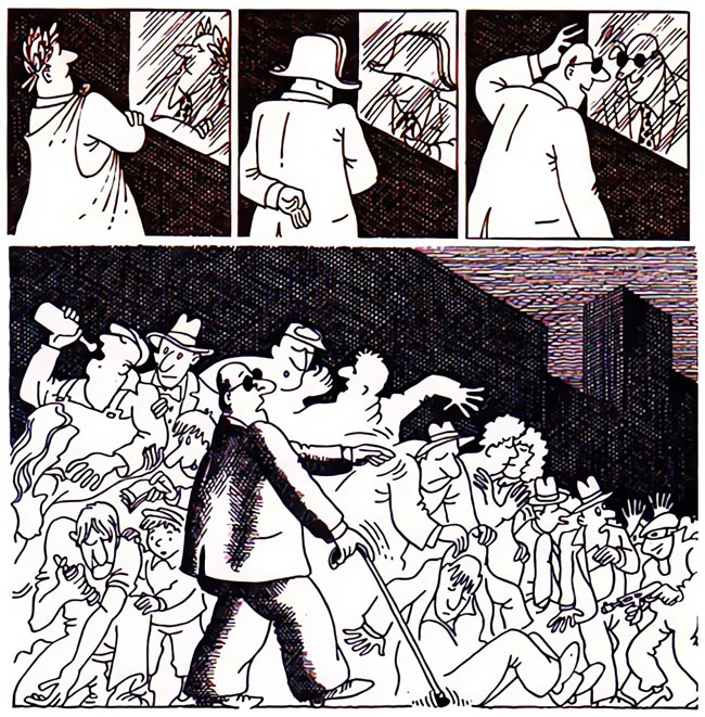 Cartoon by Valentin Rozantsev