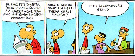 editorial strip for MAD, by Ralph Ruthe