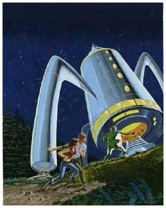 cover for UFO and Outer Space, by Art Saaf (1979)