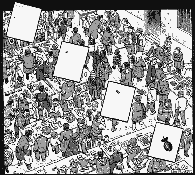 comic art by Joe Sacco