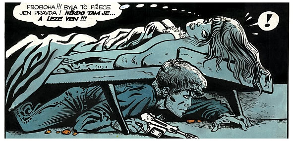 comic art by Kaja Saudek