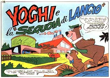 Yoghi Bear, by Romano Scarpa