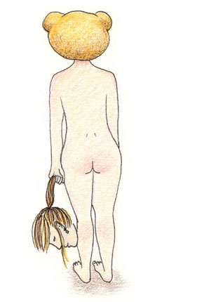 Bear head by Maartje Schalkx