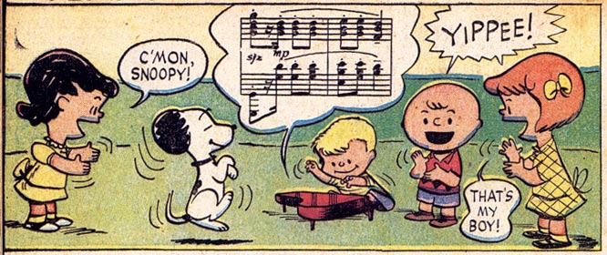 Early Peanuts, by Charles Schulz, 1952