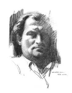 Imre Sebok self-portrait