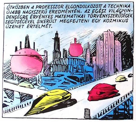 Asztronaut&aacute;k, drawn by Imre Sebok