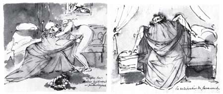 Prästen och Flickan, by Johan Tobias Sergel