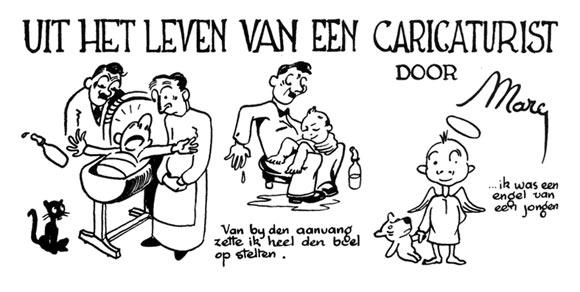 Uit het Leven van een Caricaturist, by Marc Sleen, 1944