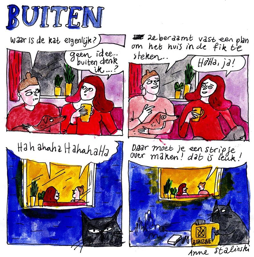 Comic art by Anne Staal