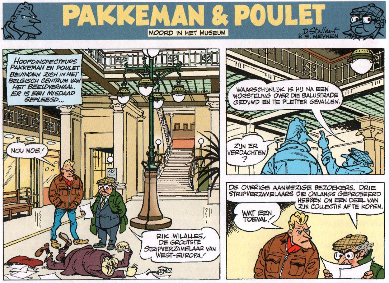 Pakkeman en Poulet by Dirk Stallaert