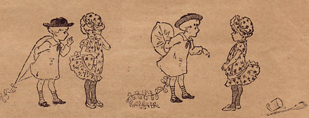 comic art by Steinlen