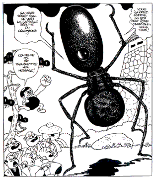 comic art by Shigeru Sugiura