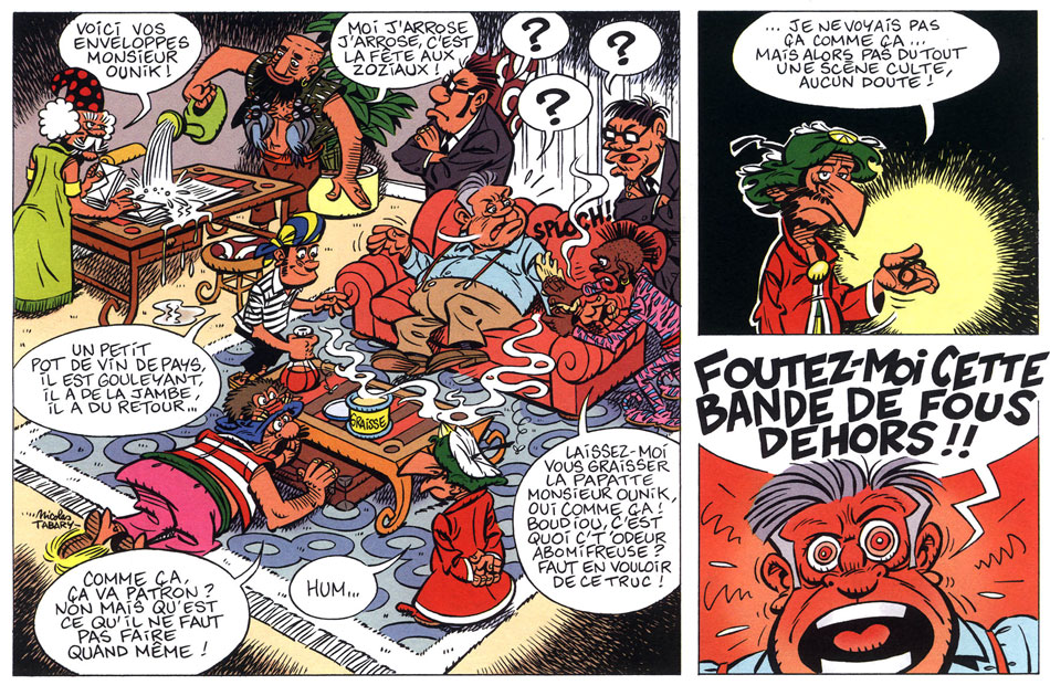 Paytime at Pilote, by Pierre Tabary