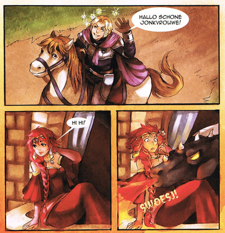 De drakerige jonkvrouw by Marlon Teunissen