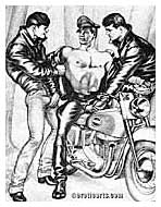Bikers, by Tom of Finland