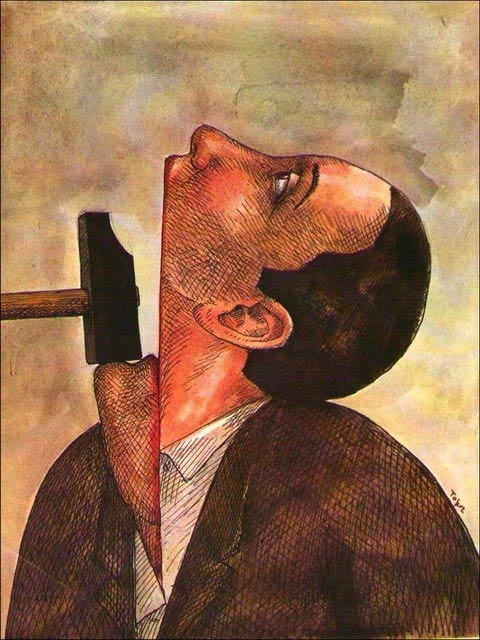 Cartoon by Roland Topor
