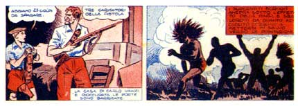 Comic for L'Avventuroso, by Giove Toppi (1938)