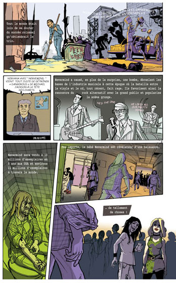 Nirvana en BD, by Vincent Trannoy