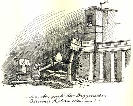 comic art by Hans Traxler