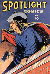 Spotlight comics cover, by George Tuska (1944)