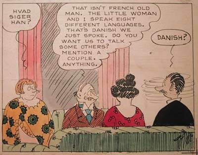 original panel by Harry J. Tuthill