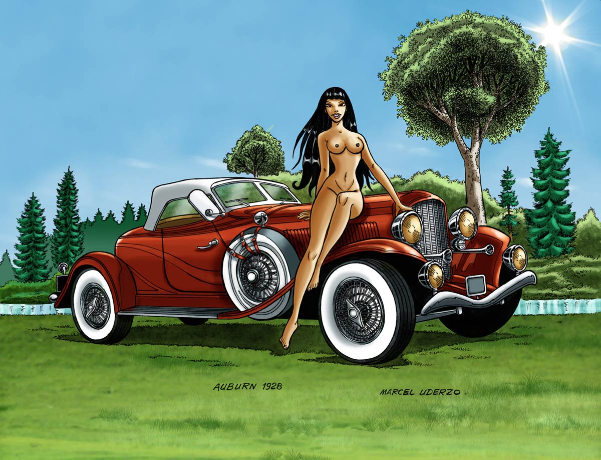 Pin-up by Marcel Uderzo