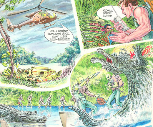 Pikoi's Ships by Mihaly Vass